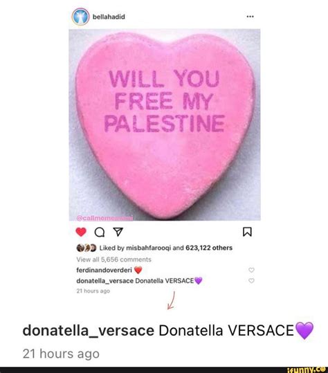 donatella versace purple heart meme.